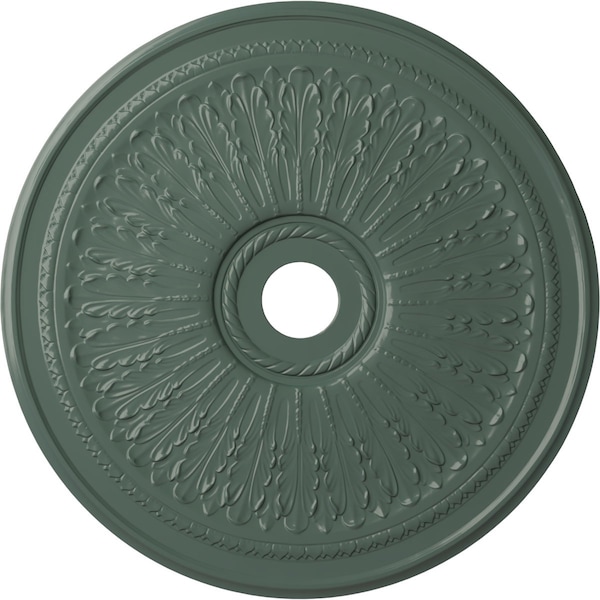 Ekena Millwork Oakleaf Ceiling Medallion (Fits Canopies up to 6 1/4"), 29 1/8"OD x 3 5/8"ID x 1"P, Cloud Burst CM29OACBF - main